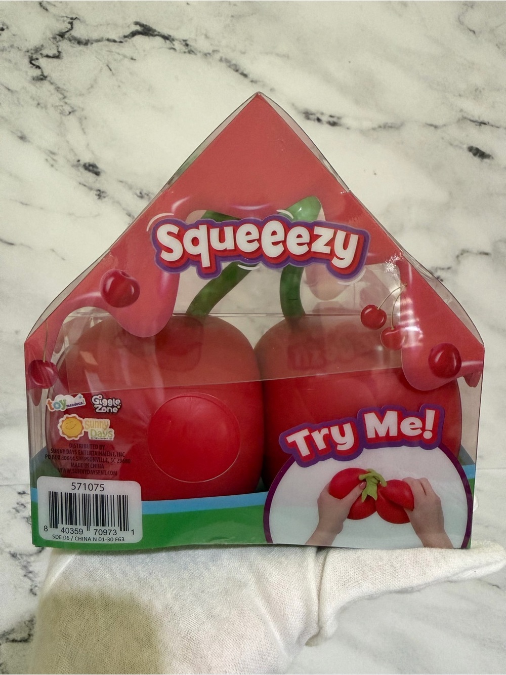 SUNNY DAYS Squeeezy CHERRIES - Picture 2 of 5